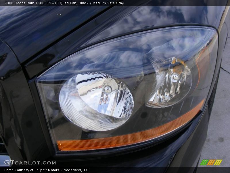 Black / Medium Slate Gray 2006 Dodge Ram 1500 SRT-10 Quad Cab