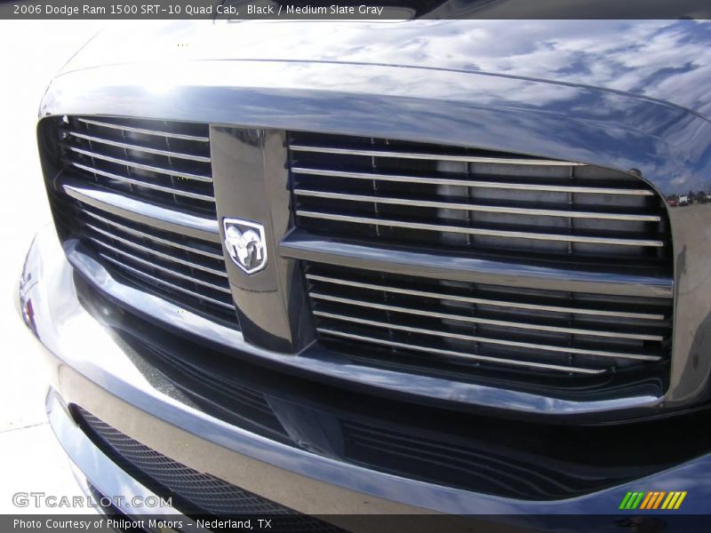 Black / Medium Slate Gray 2006 Dodge Ram 1500 SRT-10 Quad Cab