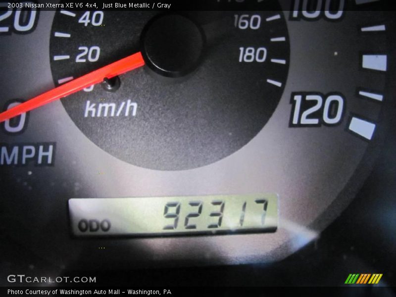 Just Blue Metallic / Gray 2003 Nissan Xterra XE V6 4x4