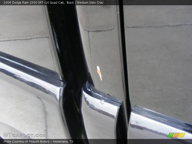 Black / Medium Slate Gray 2006 Dodge Ram 1500 SRT-10 Quad Cab