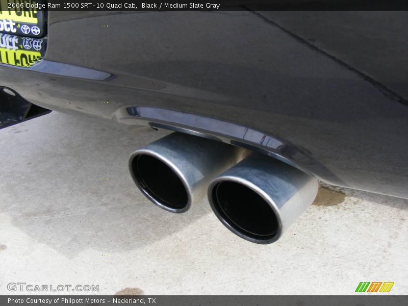 Black / Medium Slate Gray 2006 Dodge Ram 1500 SRT-10 Quad Cab