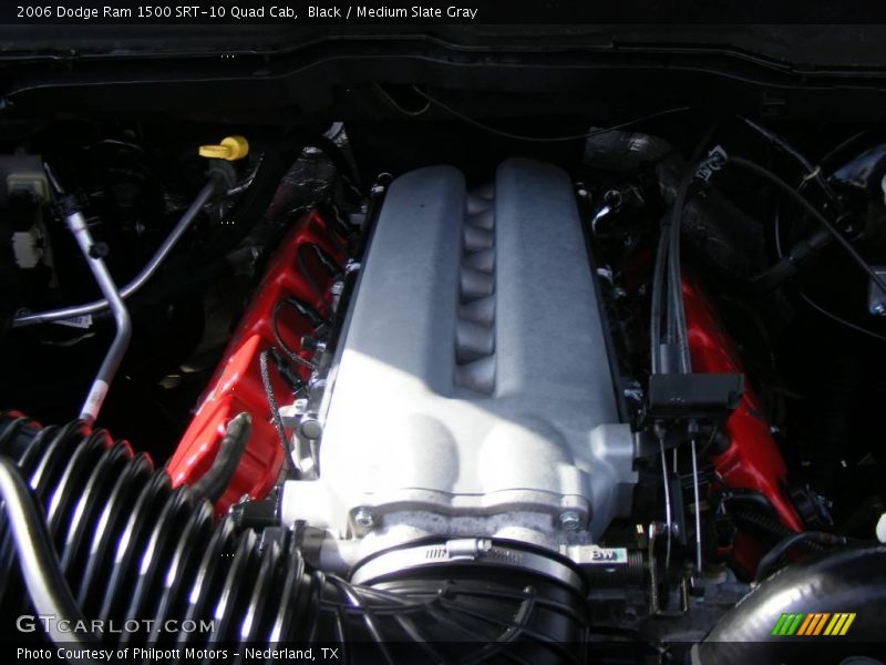 Black / Medium Slate Gray 2006 Dodge Ram 1500 SRT-10 Quad Cab