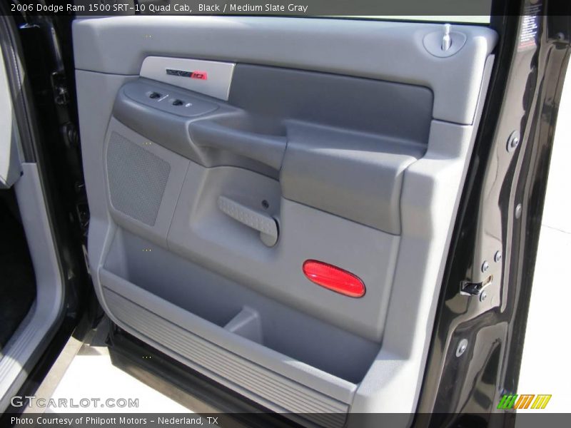 Black / Medium Slate Gray 2006 Dodge Ram 1500 SRT-10 Quad Cab