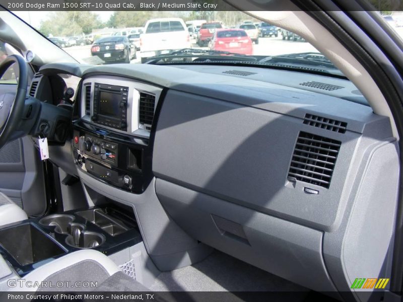 Black / Medium Slate Gray 2006 Dodge Ram 1500 SRT-10 Quad Cab