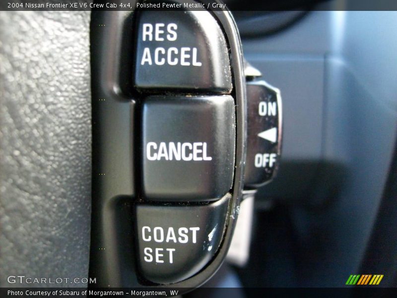 Polished Pewter Metallic / Gray 2004 Nissan Frontier XE V6 Crew Cab 4x4