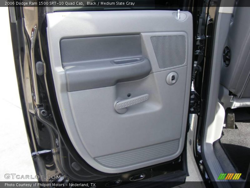 Black / Medium Slate Gray 2006 Dodge Ram 1500 SRT-10 Quad Cab