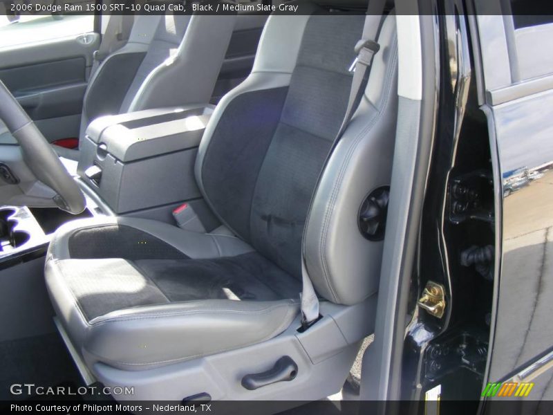 Black / Medium Slate Gray 2006 Dodge Ram 1500 SRT-10 Quad Cab