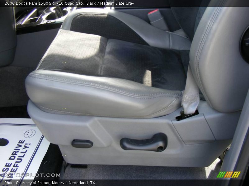 Black / Medium Slate Gray 2006 Dodge Ram 1500 SRT-10 Quad Cab
