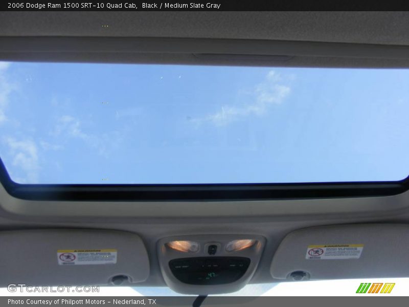 Black / Medium Slate Gray 2006 Dodge Ram 1500 SRT-10 Quad Cab