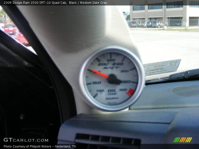 Black / Medium Slate Gray 2006 Dodge Ram 1500 SRT-10 Quad Cab