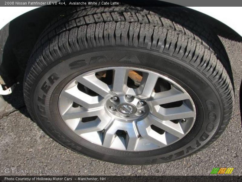 Avalanche White / Cafe Latte 2008 Nissan Pathfinder LE V8 4x4