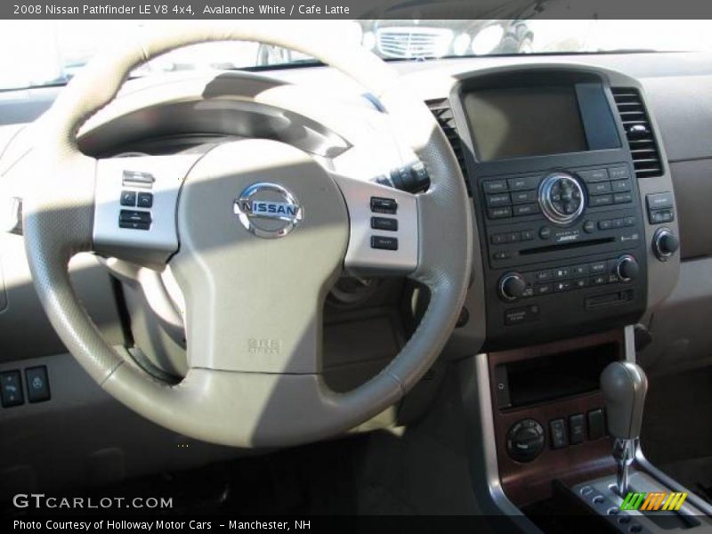 Avalanche White / Cafe Latte 2008 Nissan Pathfinder LE V8 4x4