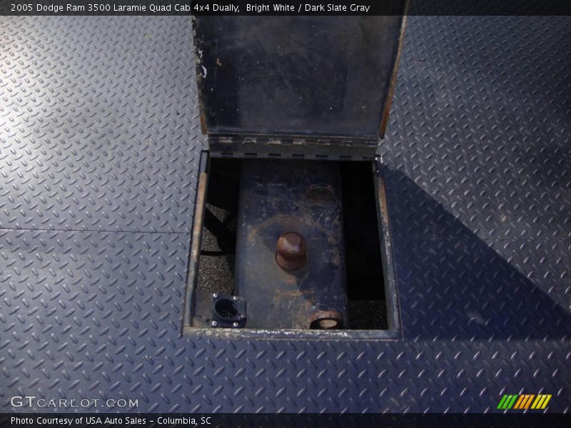 Bright White / Dark Slate Gray 2005 Dodge Ram 3500 Laramie Quad Cab 4x4 Dually