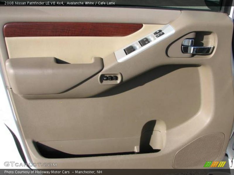 Avalanche White / Cafe Latte 2008 Nissan Pathfinder LE V8 4x4