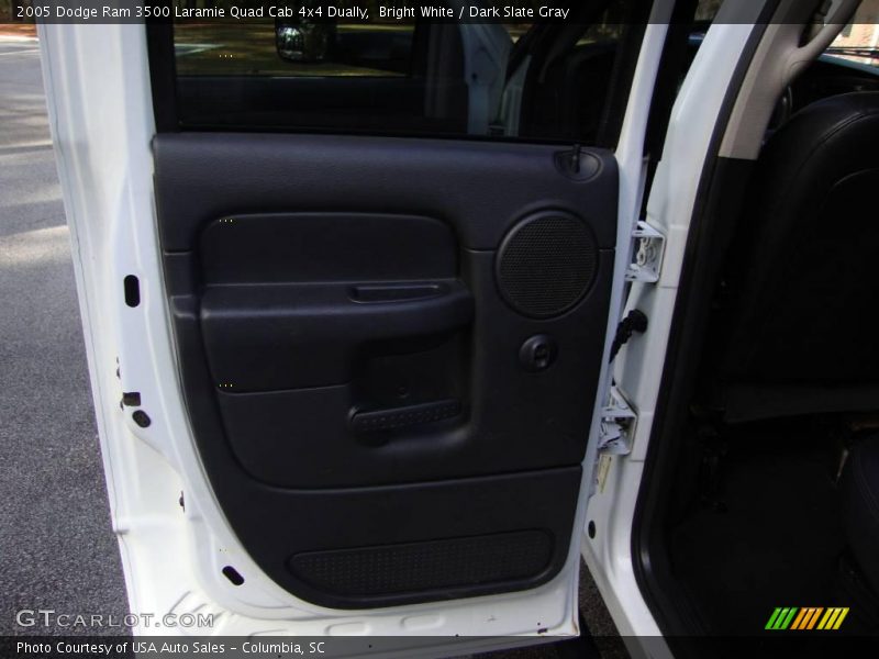 Bright White / Dark Slate Gray 2005 Dodge Ram 3500 Laramie Quad Cab 4x4 Dually