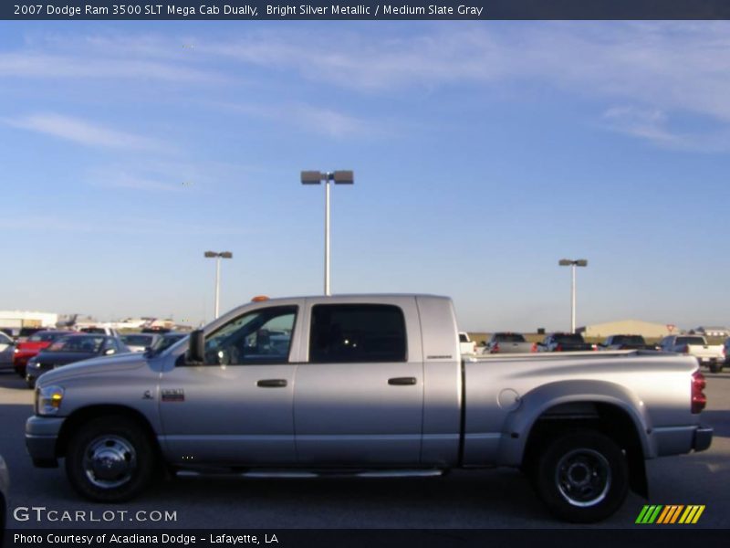 Bright Silver Metallic / Medium Slate Gray 2007 Dodge Ram 3500 SLT Mega Cab Dually
