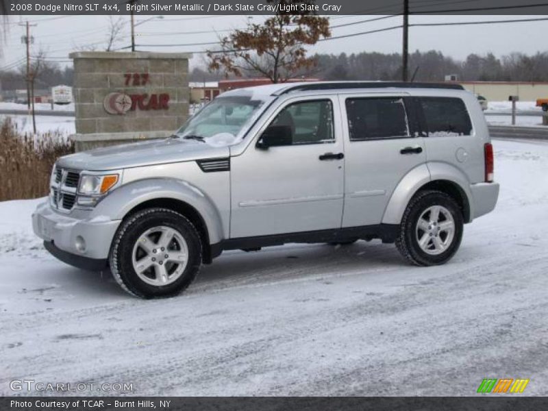 Bright Silver Metallic / Dark Slate Gray/Light Slate Gray 2008 Dodge Nitro SLT 4x4