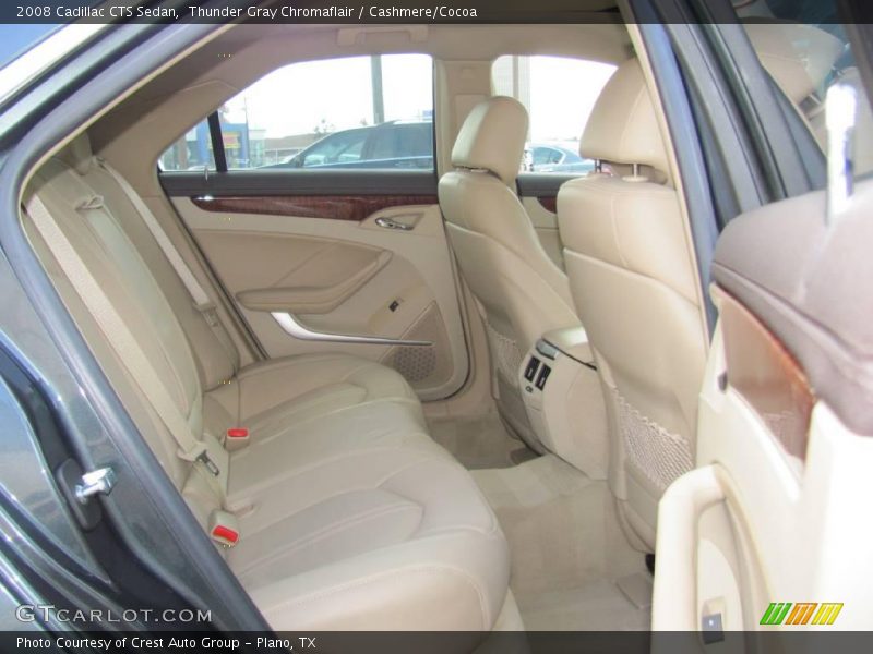 Thunder Gray Chromaflair / Cashmere/Cocoa 2008 Cadillac CTS Sedan