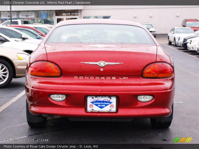 Inferno Red Pearl / Sandstone 2002 Chrysler Concorde LXi