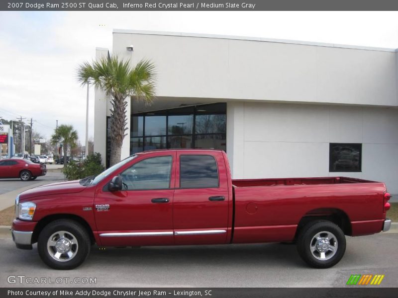 Inferno Red Crystal Pearl / Medium Slate Gray 2007 Dodge Ram 2500 ST Quad Cab