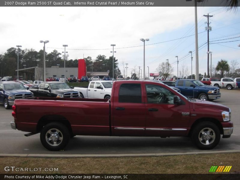 Inferno Red Crystal Pearl / Medium Slate Gray 2007 Dodge Ram 2500 ST Quad Cab