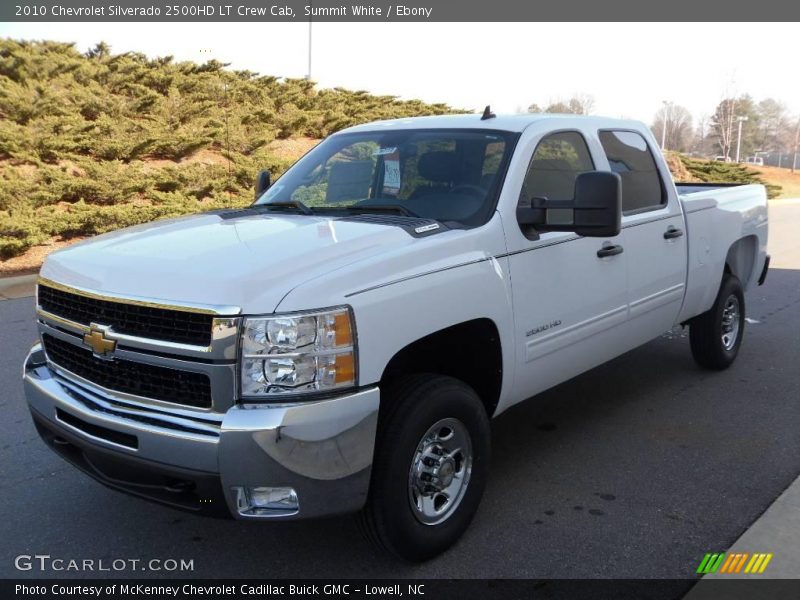 Summit White / Ebony 2010 Chevrolet Silverado 2500HD LT Crew Cab