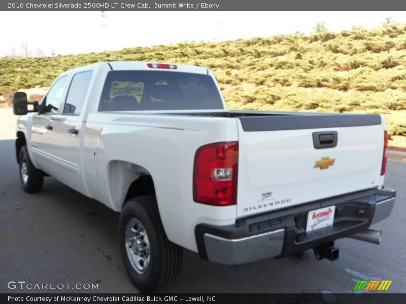 Summit White / Ebony 2010 Chevrolet Silverado 2500HD LT Crew Cab