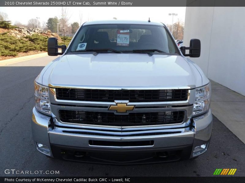 Summit White / Ebony 2010 Chevrolet Silverado 2500HD LT Crew Cab