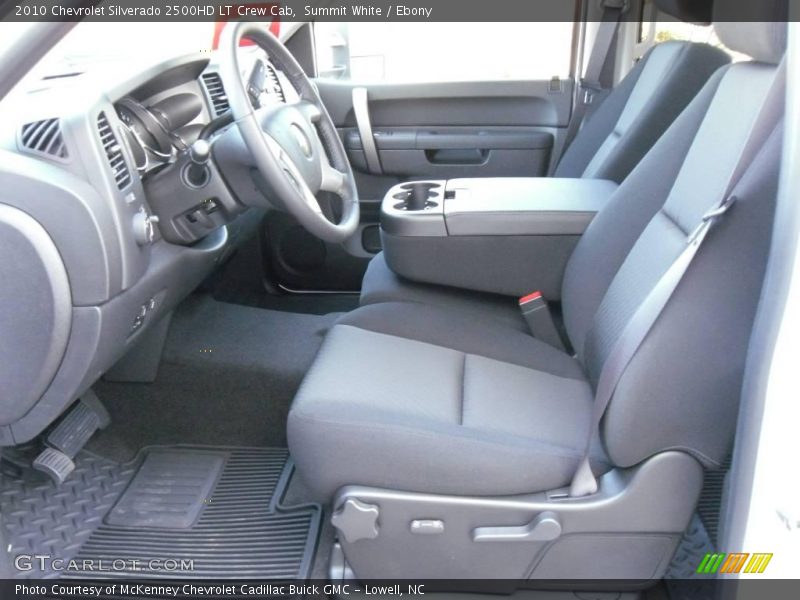 Summit White / Ebony 2010 Chevrolet Silverado 2500HD LT Crew Cab