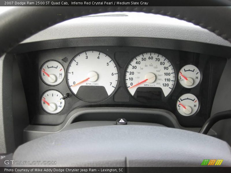 Inferno Red Crystal Pearl / Medium Slate Gray 2007 Dodge Ram 2500 ST Quad Cab