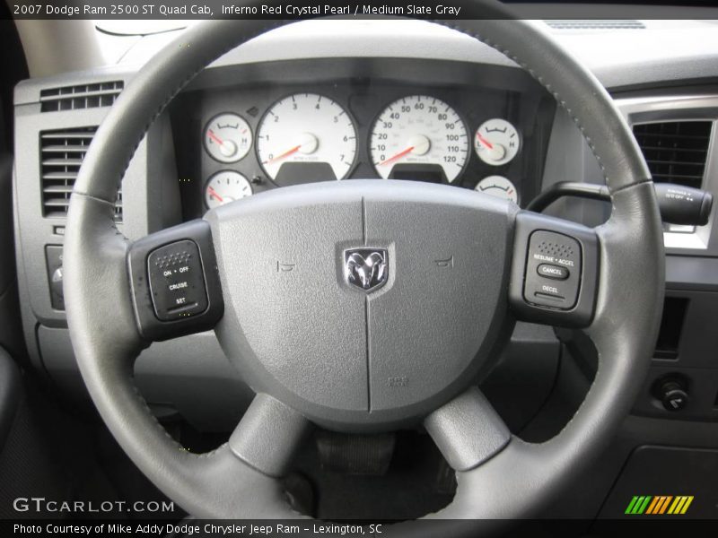 Inferno Red Crystal Pearl / Medium Slate Gray 2007 Dodge Ram 2500 ST Quad Cab