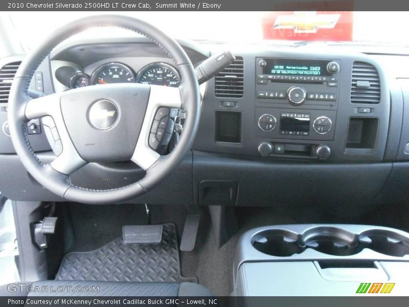 Summit White / Ebony 2010 Chevrolet Silverado 2500HD LT Crew Cab