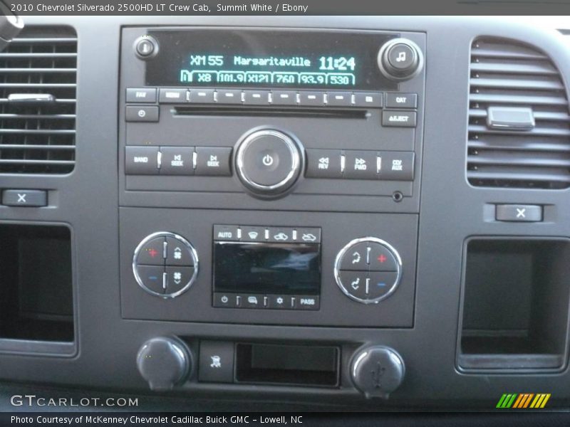 Summit White / Ebony 2010 Chevrolet Silverado 2500HD LT Crew Cab