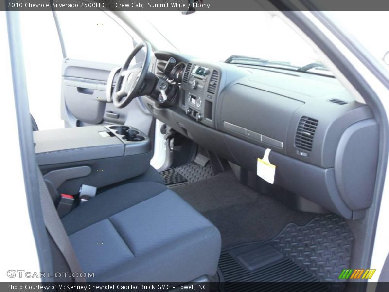 Summit White / Ebony 2010 Chevrolet Silverado 2500HD LT Crew Cab