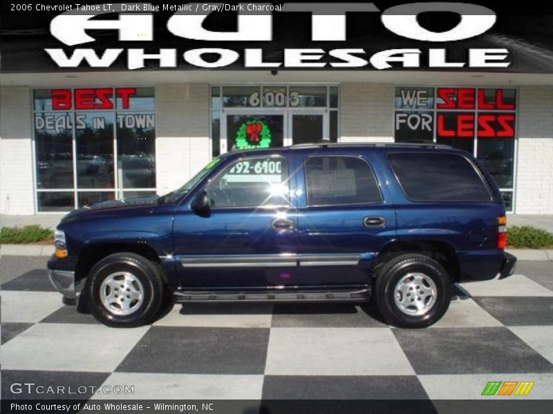 Dark Blue Metallic / Gray/Dark Charcoal 2006 Chevrolet Tahoe LT