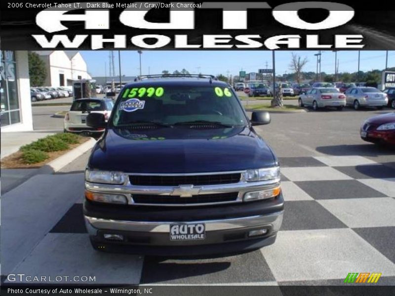 Dark Blue Metallic / Gray/Dark Charcoal 2006 Chevrolet Tahoe LT