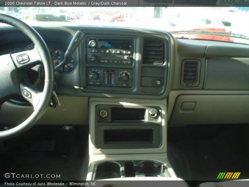 Dark Blue Metallic / Gray/Dark Charcoal 2006 Chevrolet Tahoe LT