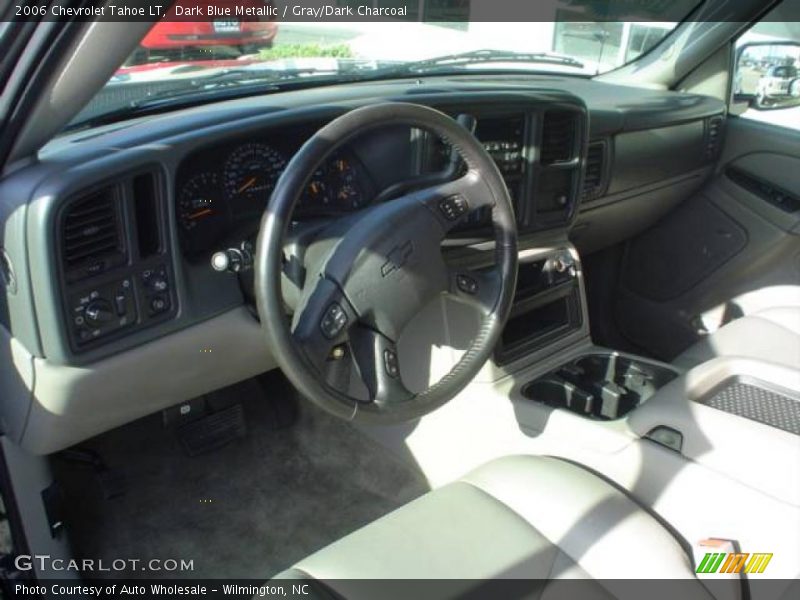 Dark Blue Metallic / Gray/Dark Charcoal 2006 Chevrolet Tahoe LT