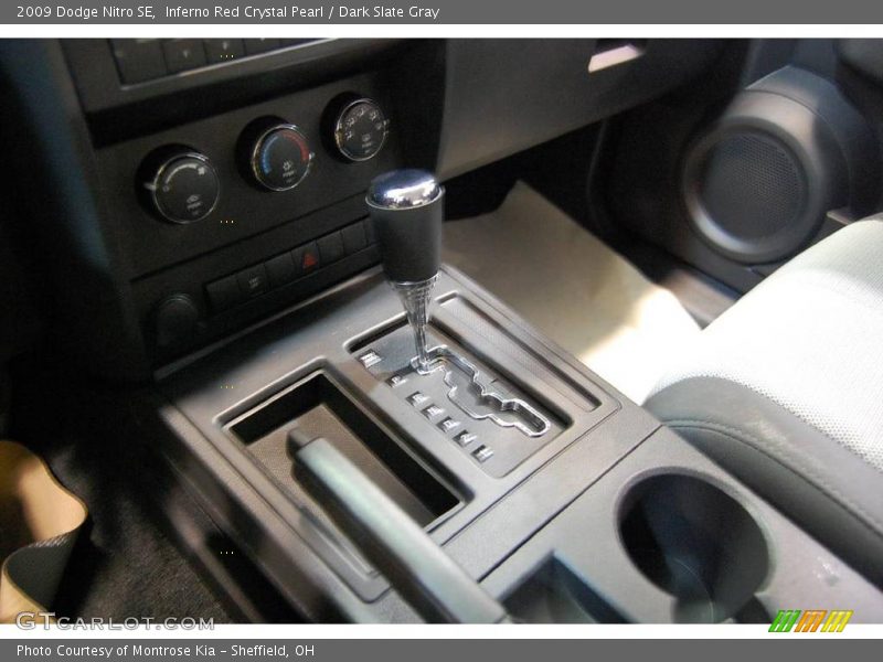 Inferno Red Crystal Pearl / Dark Slate Gray 2009 Dodge Nitro SE