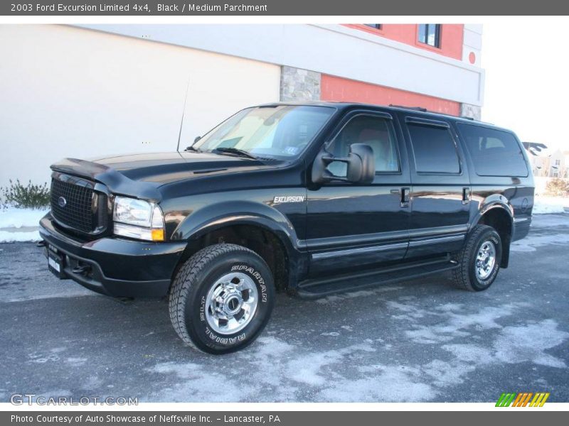 Black / Medium Parchment 2003 Ford Excursion Limited 4x4