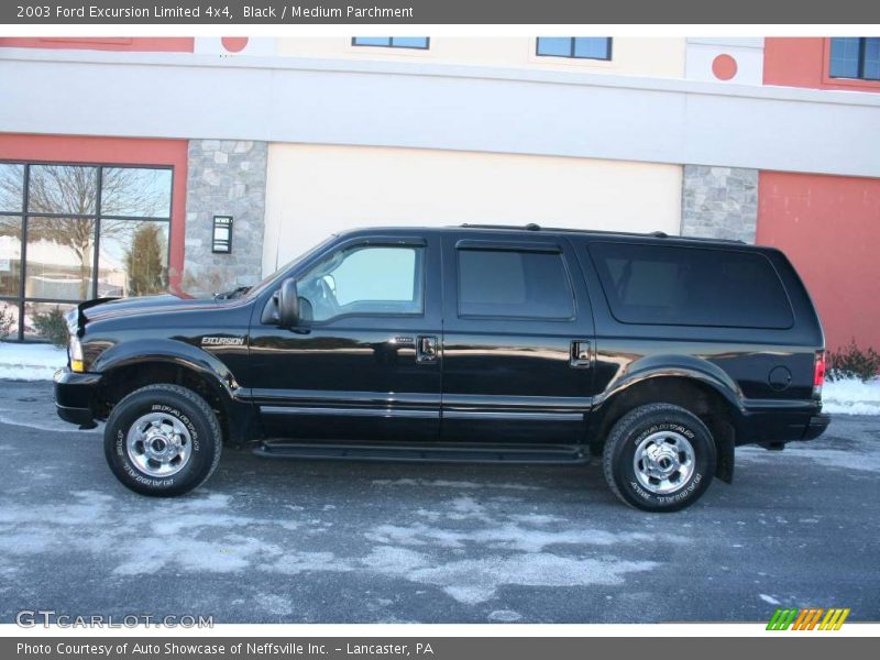 Black / Medium Parchment 2003 Ford Excursion Limited 4x4