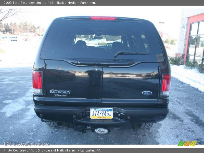 Black / Medium Parchment 2003 Ford Excursion Limited 4x4