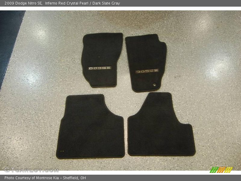Inferno Red Crystal Pearl / Dark Slate Gray 2009 Dodge Nitro SE
