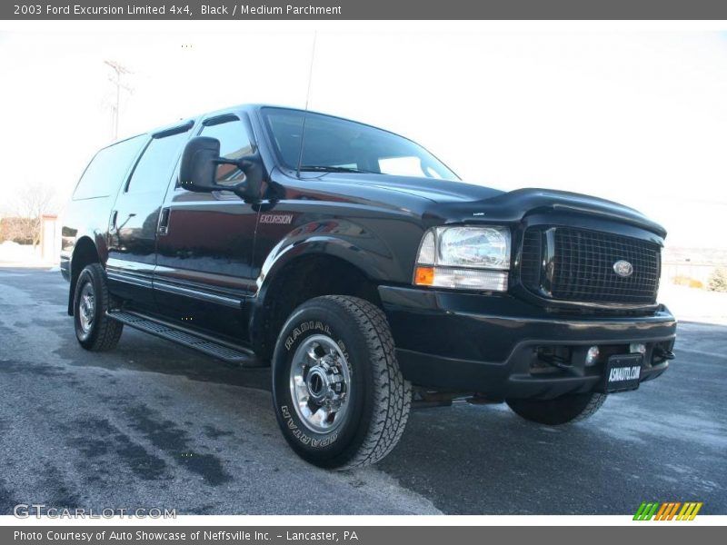 Black / Medium Parchment 2003 Ford Excursion Limited 4x4