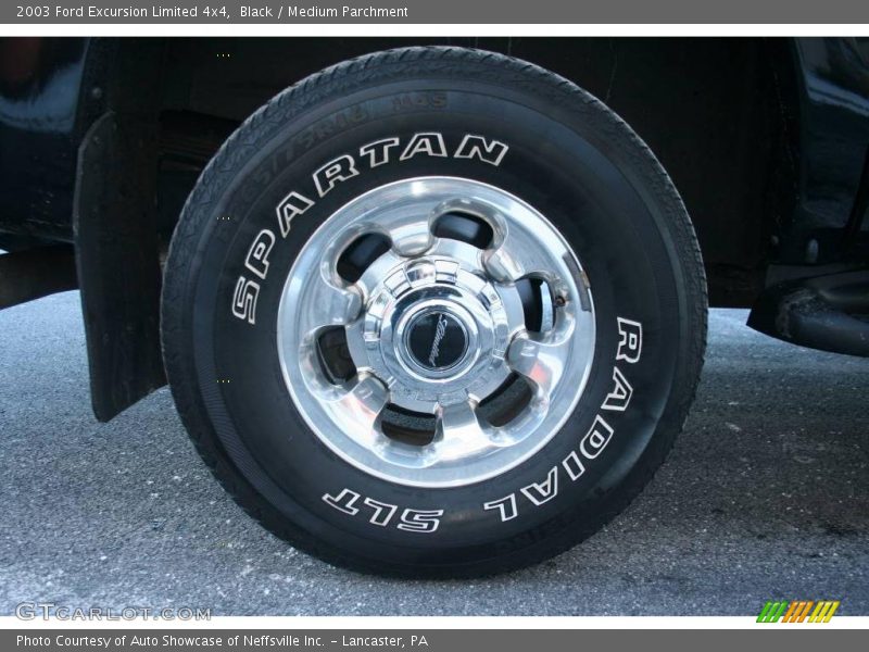 Black / Medium Parchment 2003 Ford Excursion Limited 4x4