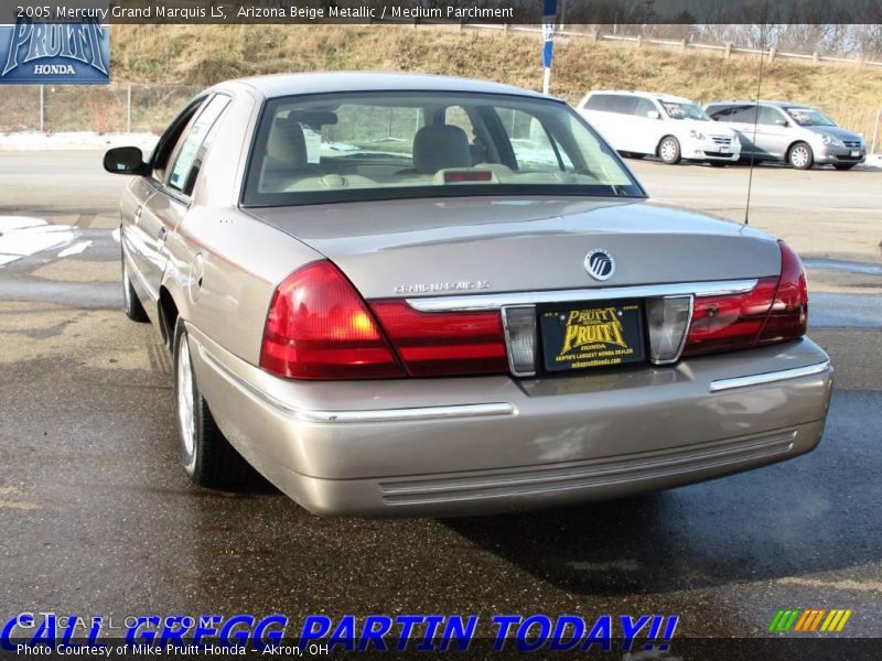 Arizona Beige Metallic / Medium Parchment 2005 Mercury Grand Marquis LS