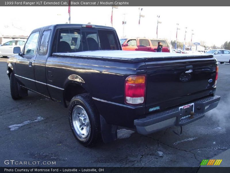 Black Clearcoat / Medium Graphite 1999 Ford Ranger XLT Extended Cab