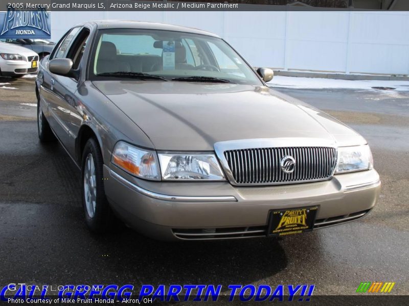 Arizona Beige Metallic / Medium Parchment 2005 Mercury Grand Marquis LS