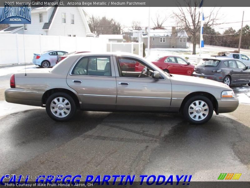 Arizona Beige Metallic / Medium Parchment 2005 Mercury Grand Marquis LS