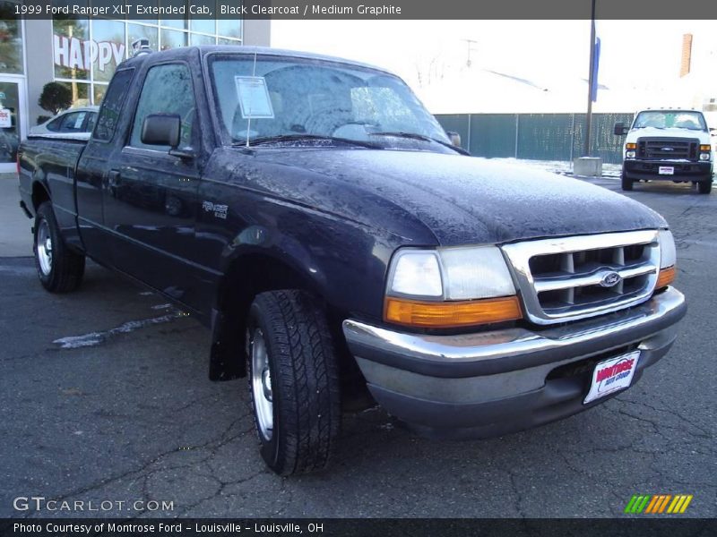 Black Clearcoat / Medium Graphite 1999 Ford Ranger XLT Extended Cab